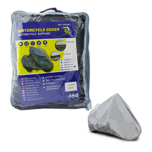 FUNDA PROTECTORA RCHANG IMPERMEABLE PARA MOTO, PROTEJE DEL SOL, LA LLUVIA Y POLVO TALLA XL (246CM X 105CM X 127CM)