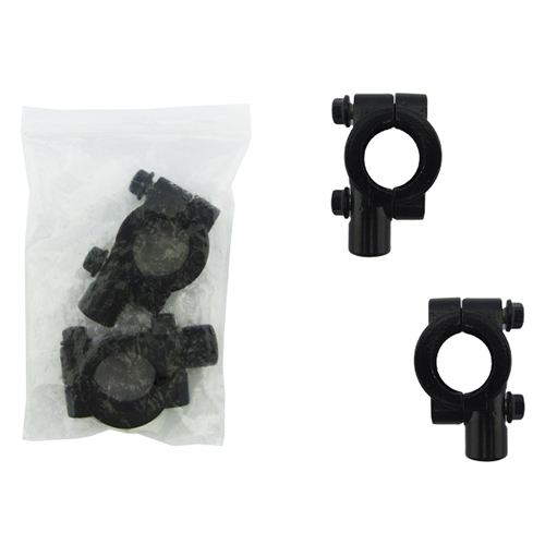 SOPORTE PARA ESPEJO CAFÉ RACER NEGRO EL PAR HILO 10