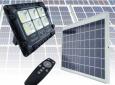 PROYECTOR SOLAR LED 100 WATT, CON PANEL 144 LED, 6 PLACAS, CONTROL REMOTO.
