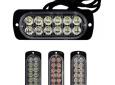 LUZ STROBO KIT POR 4 12 LED COLORES