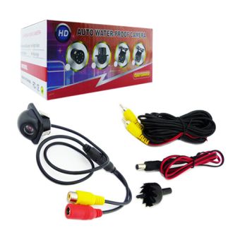 CAMARA RETROVISOR PARA AUTO ANGULAR EMBUTIDA CON BROCA