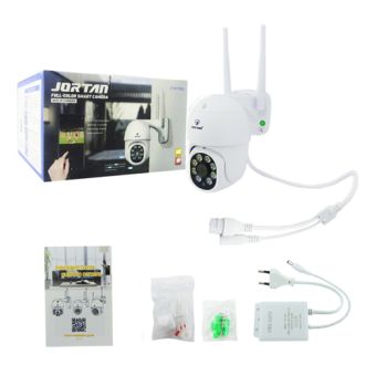 CAMARA VIGILANCIA IP EXTERIOR JORTAN MOD.JT-8170 WIFI-LAN 8 LED TF-LAN  CON TRAFO ATRIL