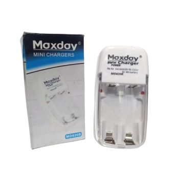 CARGADOR DE PILA MAXDAY MOD.MD820B MINI AA/AAA/9V