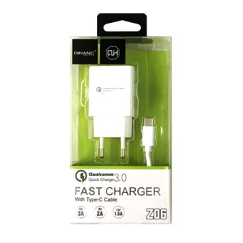 CARGADOR QIHANG Z06 CABLE TYPE C CARGA RAPIDO 3.0 CON CERTIFICADO ORIGINALCERTIFICADO: SEC 452648