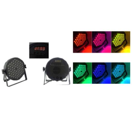LUZ DISCO 60 LED PVC RGB 5050 CADA LED, RGB DMX, LCD