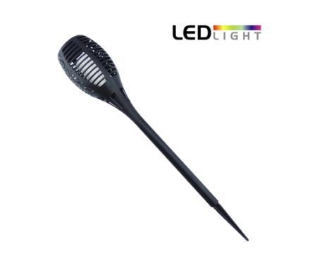 Estaca Solar De PVC Tipo Llama, Modelo XF-6018. Medidas 60 Cm X 10 Cm