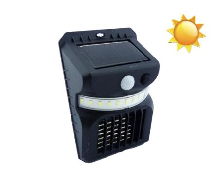 Aplique Solar Mata Mosquito, Con 11 LED, Modelo W-792.