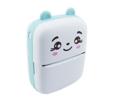 Impresora Termica Mini Bluetooth, Modelo Gatita, Con Rollo De 57 MM Y Cable Type-C.
