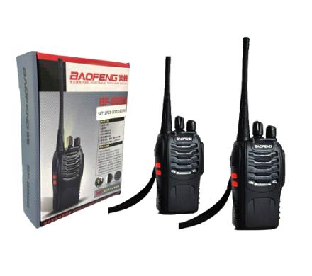 RADIO HANDY PORTATIL SET X 2 PCS RECARGABLE BAOFENG MOD.BF-888S FULL EN CAJA