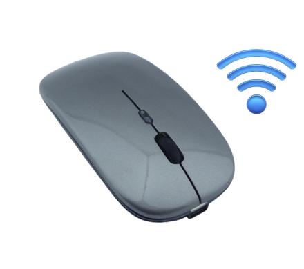 Mouse Inalambrico Bluetooth Recargable Modelo M-CBA100 Plano En Varios Colores.