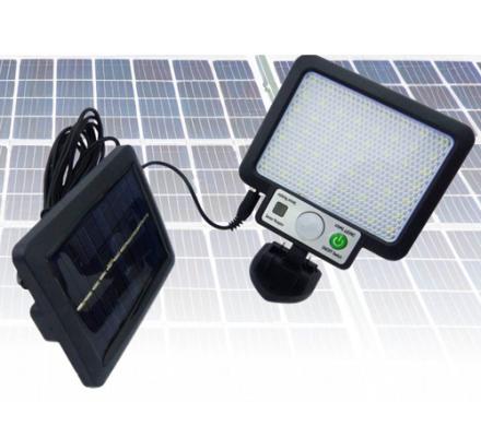 PROYECTOR SOLAR LED MINI MOD. JXF-56, CON SENSOR. EN CAJA