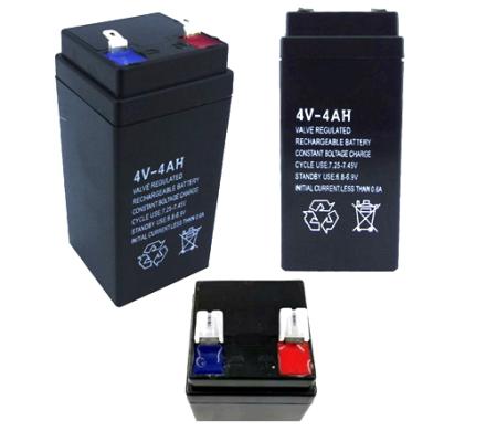 BATERIA 4 VOLT 4 AMPERES REPUESTO IDEAL BALANZAS DE FERIA Y OTROS