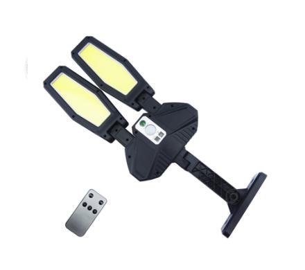 Foco Solar Con Brazo Doble Con 202 LED COB, Modelo KXK-988, Con Control.