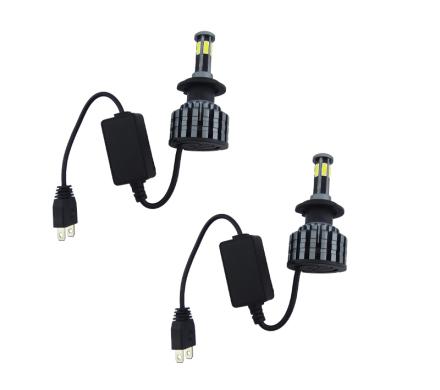 AMPOLLETA KIT LED H-7 COB 6 CARAS MOD.G9 480W C/ FILM AMBAR/BLUE CON CANBUS 10/48V