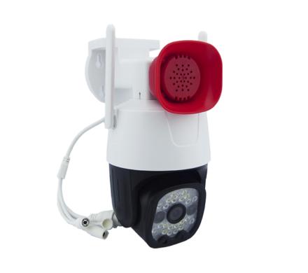 Camara De Vigilancia IP WIFI Para Exterior De 23 LED Modelo C007X-L, Con Sirena.