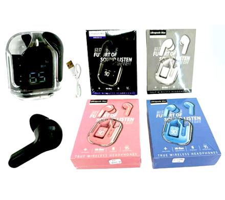 AUDIFONO TRUE WIRELESS BLUETOOTH MOD. ULTRAPODDS MAX C/PANTALLA LED CARGADOR MAGNETICO COLORES