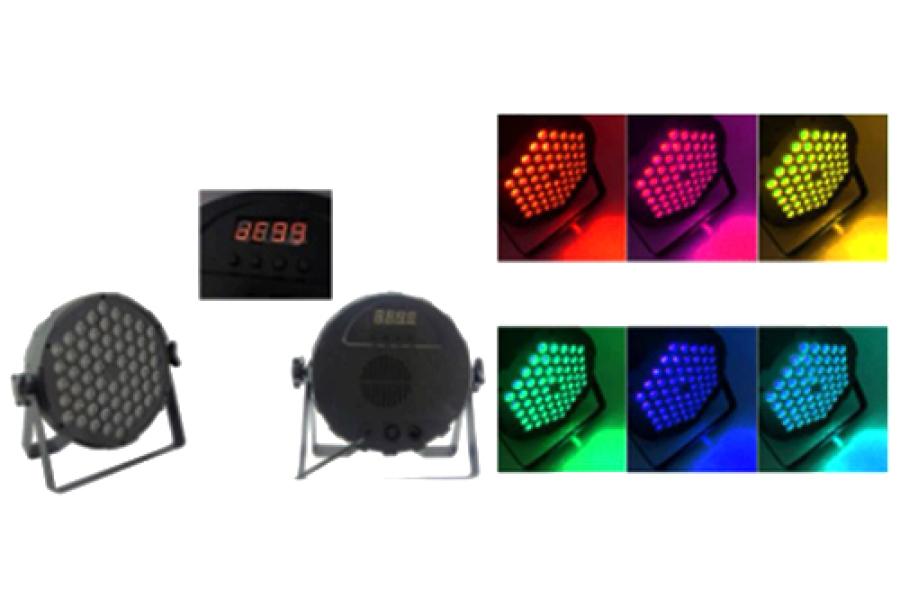 LUZ DISCO 60 LED PVC RGB 5050 CADA LED, RGB DMX, LCD