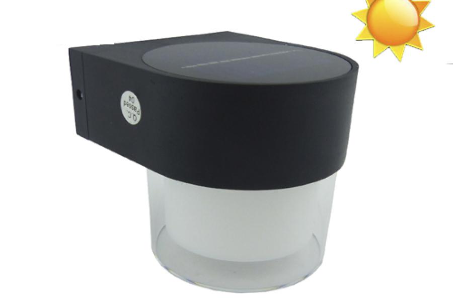 Aplique Solar LED Modelo YQ-W316 Duo Color Para Pared.