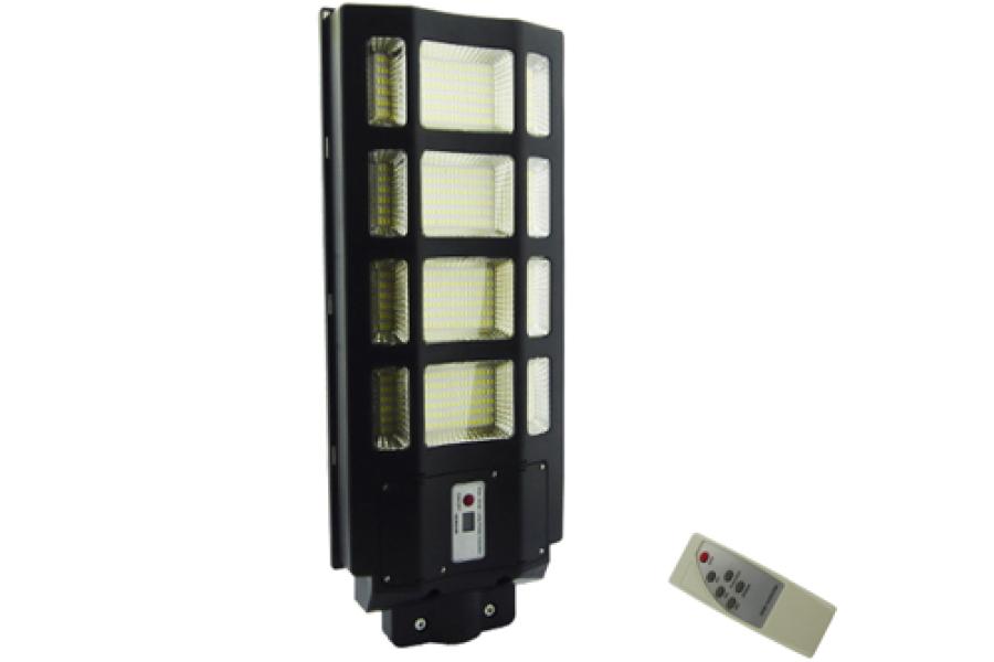 Foco Para Poste Solar De 400 Watt Con 12 Placas De 528 LED Con Control