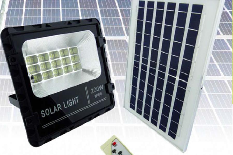 PROYECTOR LED 200 WATT, PANEL DE 15 PLACAS 174 LED Y CONTROL REMOTO