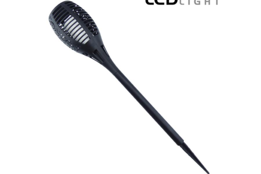 Estaca Solar De PVC Tipo Llama, Modelo XF-6018. Medidas 60 Cm X 10 Cm