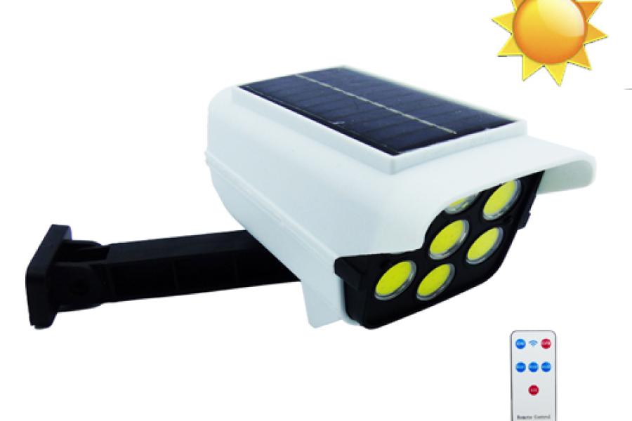 Foco LED Solar Tipo Camara De 7 LED COB, CL-63B, 150 WATT