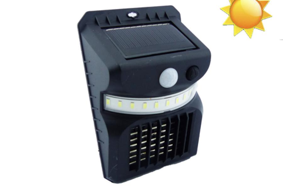 Aplique Solar Mata Mosquito, Con 11 LED, Modelo W-792.