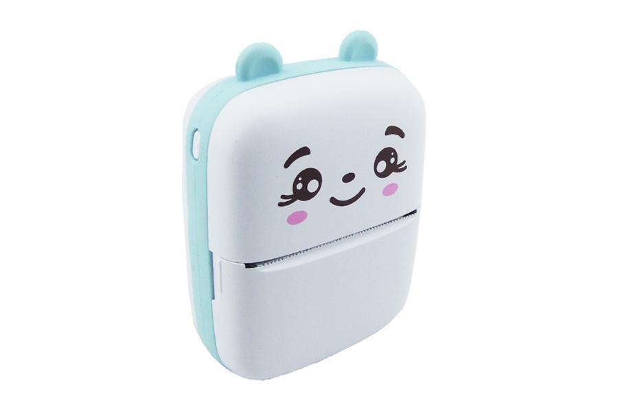 Impresora Termica Mini Bluetooth, Modelo Gatita, Con Rollo De 57 MM Y Cable Type-C.