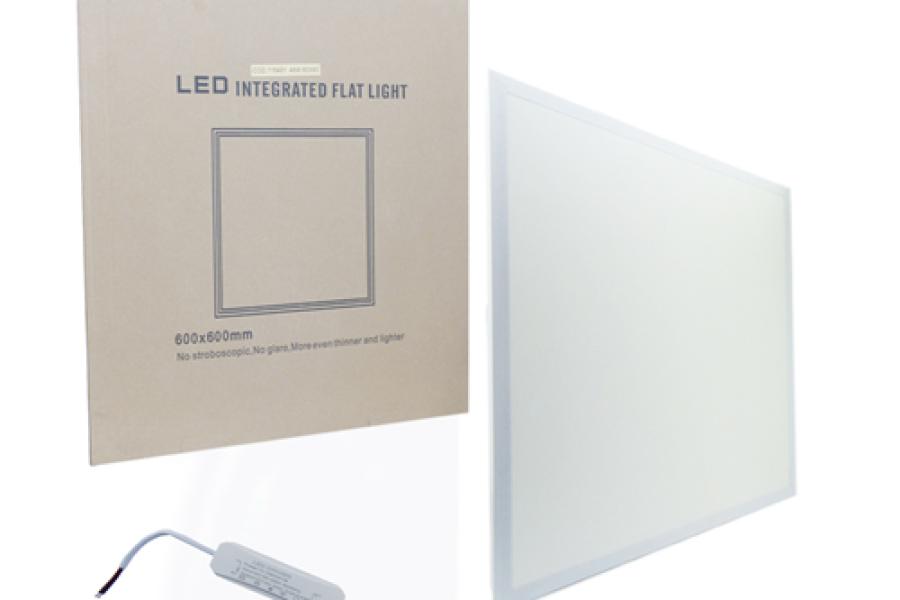 LED PANEL CUADRADO 60X60 CM EMBUTIDO 45W 6500K PARA CIELO FALSO