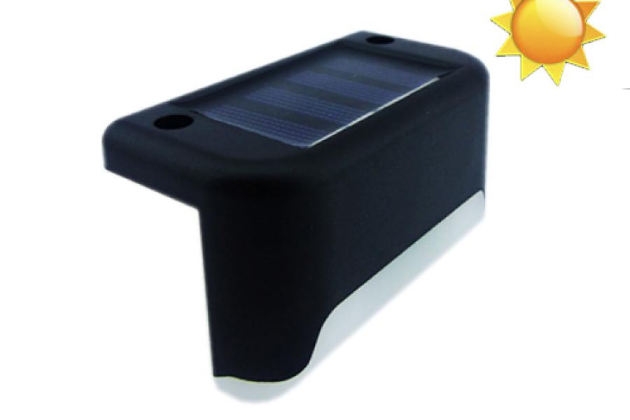 Aplique Solar Mini Con Luz Blanca.