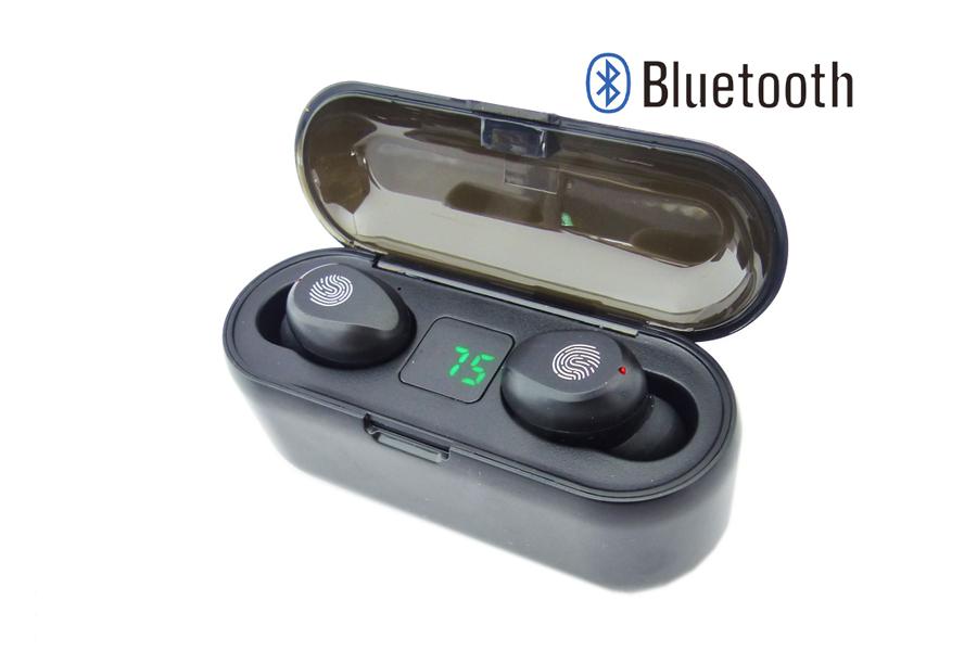 Audifonos Bluetooth, Cargador Magnetico E Indicador De Carga Digital.