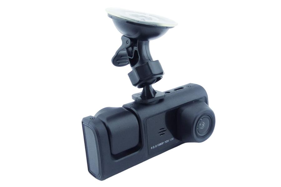 Camara DVR Doble Modelo D23 Full HD Con Pantalla De 2� Y Capacidad De Almacenamiento De 128 Gigas.