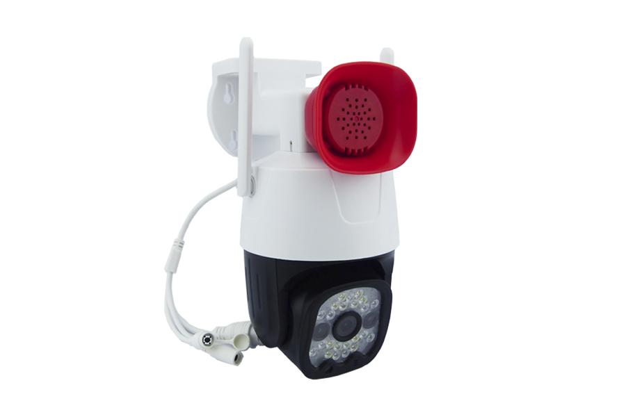 Camara De Vigilancia IP WIFI Para Exterior De 23 LED Modelo C007X-L, Con Sirena.